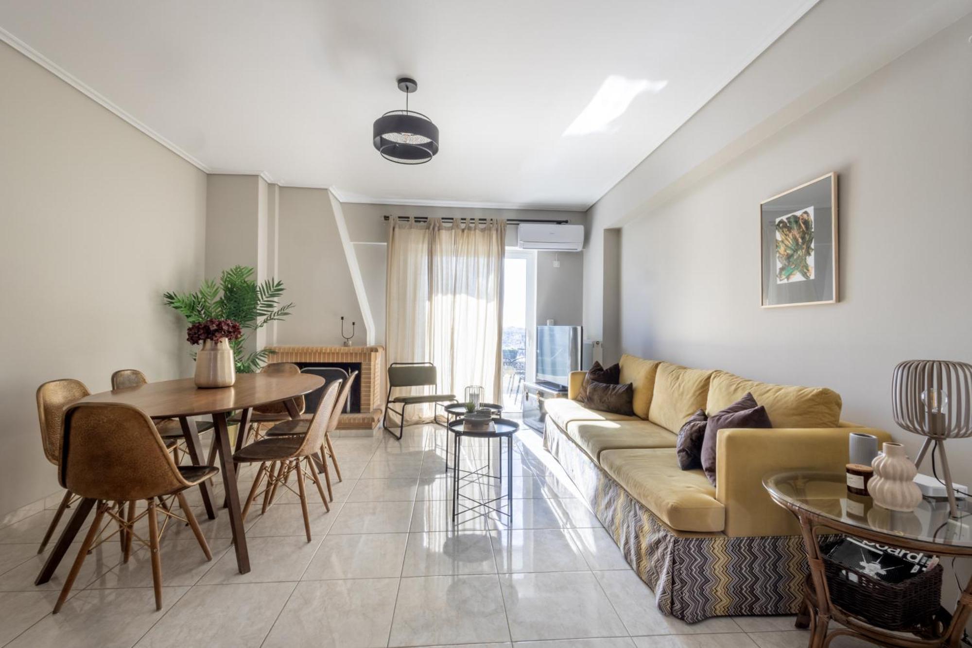 Renovated 3 Bedroom Apt With Acropolis View アテネ エクステリア 写真