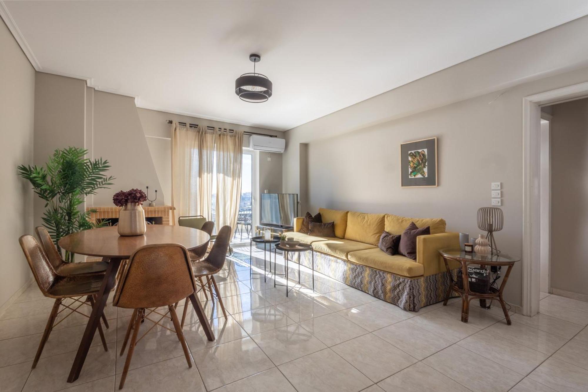 Renovated 3 Bedroom Apt With Acropolis View アテネ エクステリア 写真